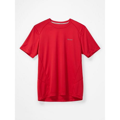 Marmot Windridge Clothes - Mens T-Shirts Red Yellow CA9506128 Canada